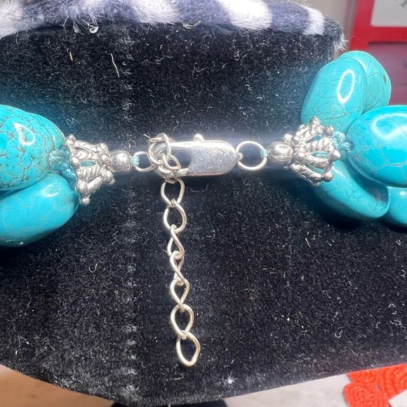 Three. Strand turquoise necklace. - Picture 2 of 7